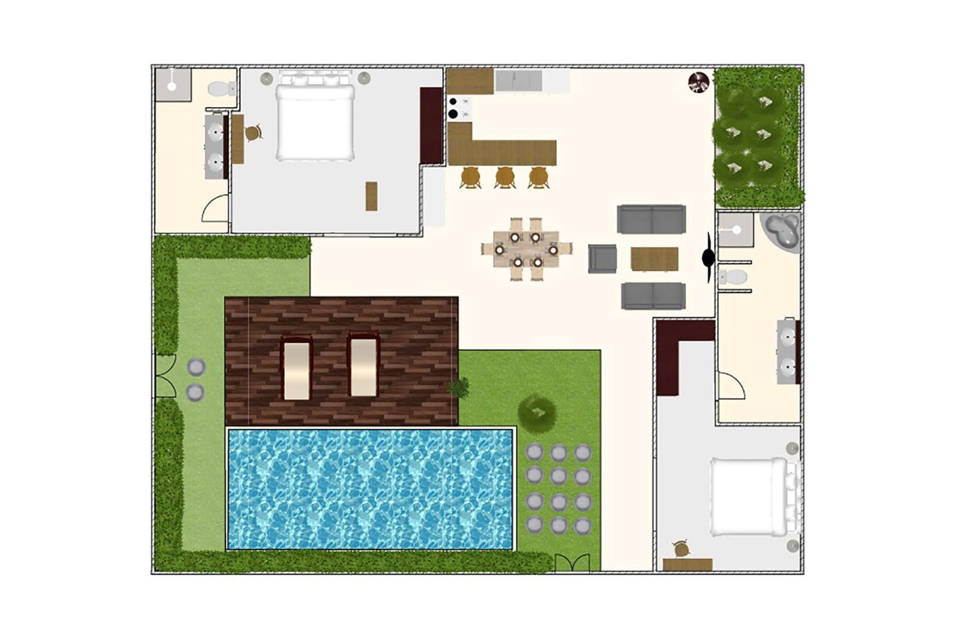Villa Lotus By Optimum Bali Villas 塞米亚克 外观 照片